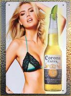 CORONA EXTRA BIER Metalen Bar Pub Mancave Wandbord, Verzenden, Nieuw, Reclamebord, Plaat of Schild, Overige merken