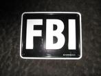 Blikken bordje FBI 23 cm breed 16 cm hoog zolang de adverten, Ophalen of Verzenden, Zo goed als nieuw, Reclamebord