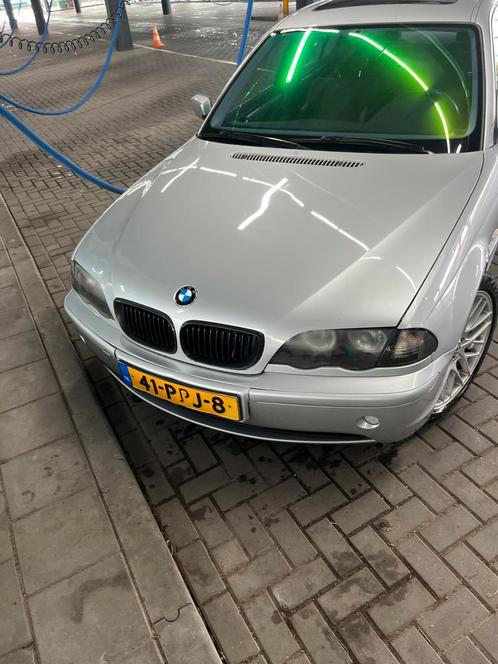 BMW 2001 Grijs 325i e46, Auto's, BMW, Particulier, 3-Serie, Benzine, Euro 5, Sedan, Automaat, Geïmporteerd, Zilver of Grijs, Zwart