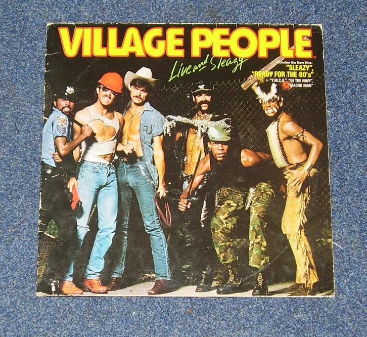LP - Village People - Live And Sleazy (2LP), Cd's en Dvd's, Vinyl | Pop, Gebruikt, 1960 tot 1980, 12 inch, Ophalen of Verzenden