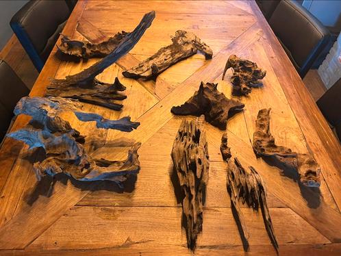 Verschillende stukken hout, Dieren en Toebehoren, Vissen | Aquaria en Toebehoren, Plant(en), Steen of Hout, Ophalen of Verzenden