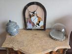 Glas in lood raampjes leuk ter decoratie, Antiek en Kunst, Antiek | Tin, Ophalen