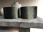 Baluster lampenkappen | Groen, Rond, Ophalen of Verzenden, Zo goed als nieuw, Minder dan 25 cm