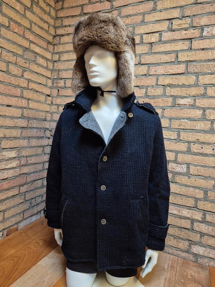 Warme wollen vest in blazer stijl 50% wol duurzaam kwaliteit, Kleding | Heren, Truien en Vesten, Zo goed als nieuw, Maat 52/54 (L)