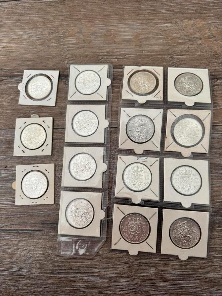 15 zilveren rijksdaalders Juliana bijna perfect staat zilver, Postzegels en Munten, Munten | Nederland, 2½ gulden, Koningin Juliana