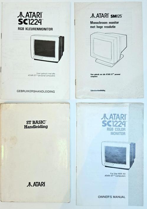 Atari ST Handleidingen SC1224 SM125 ST BASIC €10, Computers en Software, Vintage Computers, Ophalen of Verzenden