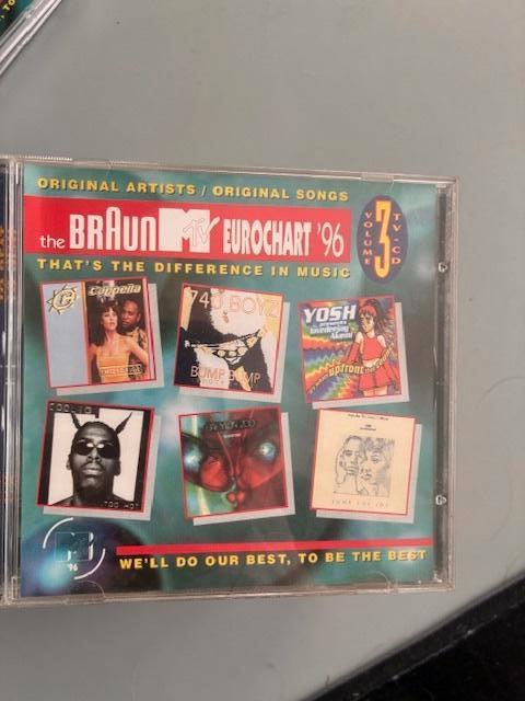 Mtv Braun eurocharts cd's, Ophalen, Zo goed als nieuw