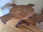 Oude antieke Bridgetafel Kaarttafel Uitschuifbaar, Antiek en Kunst, Ophalen