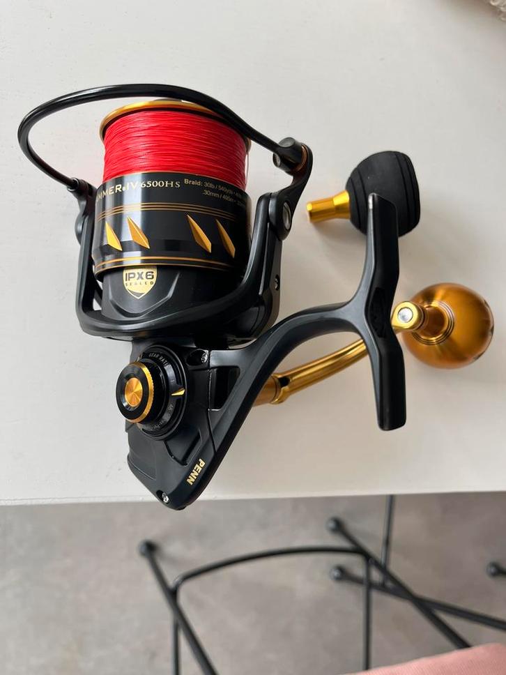 Te koop Penn SLAMMER 5 6500 HS, Watersport en Boten, Hengelsport | Zeevissen, Nieuw, Molen, Ophalen of Verzenden