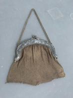 ANTIEK knipbeurs BEUGELTAS Alpacca ca 1880 Chatelaine beurs, Antiek en Kunst, Ophalen, Zilver