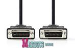 DVI kabel DVI-D 24+1-Pins Male, 10 meter, 1080p, vernikkeld, Nedis, Nieuw, Info@marbeco.nl, Ophalen of Verzenden