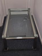 Moderne glazen salontafel – strak design, Ophalen, Strak, 100 tot 150 cm, 50 tot 100 cm