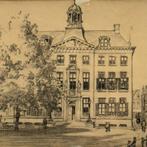 Ids Wiersma (1878-1965) - stadhuis Leeuwarden, Ophalen of Verzenden