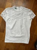 T shirt met kant, Kleding | Dames, T-shirts, Nieuw, Maat 38/40 (M), Ophalen of Verzenden, Korte mouw