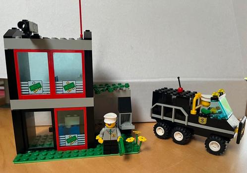 Lego: geldtransport en bankgebouw 6566, Kinderen en Baby's, Speelgoed | Duplo en Lego, Gebruikt, Lego, Complete set, Ophalen of Verzenden