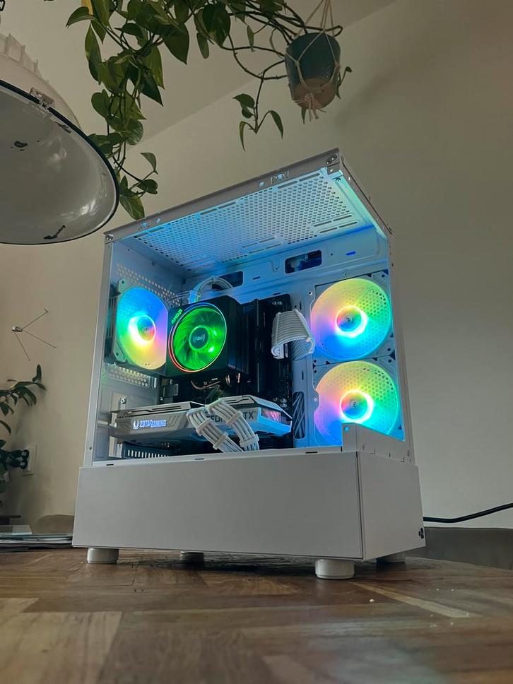 Witte Game Pc | RTX 3070 | 1TB, Computers en Software, Desktop Pc's, Nieuw, 4 Ghz of meer, SSD, 16 GB, Met videokaart, Gaming