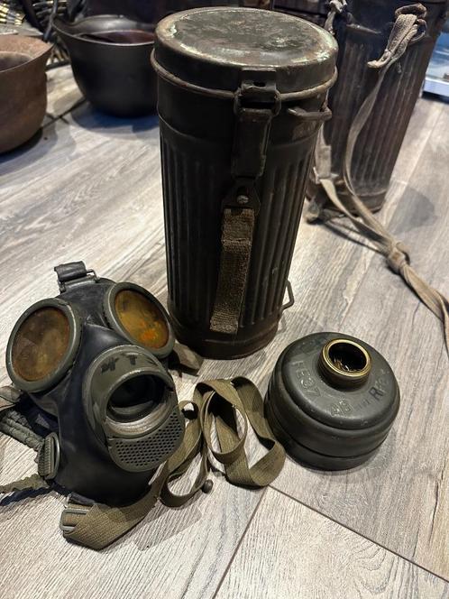 Duits gasmasker wo2, Verzamelen, Militaria | Tweede Wereldoorlog, Landmacht, Duitsland, Ophalen of Verzenden