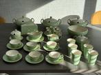 Mosa Servies Onderdelen mintgroen met goud, Antiek en Kunst, Antiek | Keramiek en Aardewerk, Ophalen