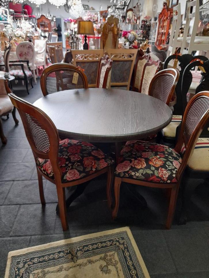 Nette eethoek compleet of los te koop, Antiek en Kunst, Antiek | Meubels | Tafels, Ophalen