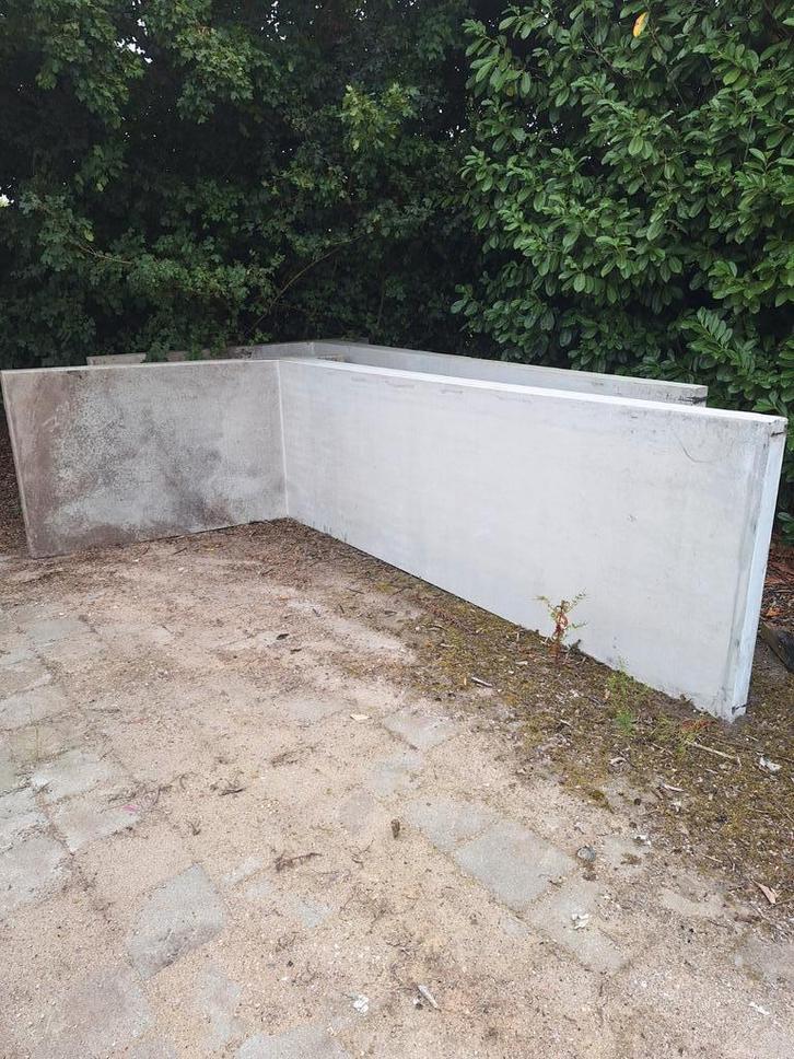 Keerwanden 400hoog Bosch Beton, Doe-het-zelf en Verbouw, Overige Doe-het-zelf en Verbouw, Gebruikt, Ophalen