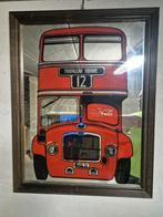 Coca Cola spiegel met afbeelding in lijst., Antiek en Kunst, Kunst | Schilderijen | Modern, Ophalen