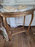 Antieke bois doree tafel bijzettafel sidetable, Ophalen