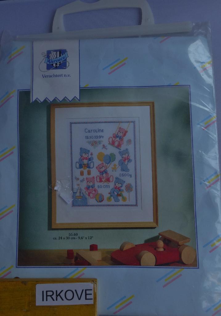 BORDUURPAKKET / KRAAM CADEAU * Nieuw *, Hobby en Vrije tijd, Borduren en Borduurmachines, Nieuw, Borduurpakket, Handborduren, Verzenden