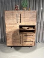 Hoge kast wand kast, Huis en Inrichting, Kasten | Buffetkasten, Ophalen, Kunststof, Nieuw, 25 tot 50 cm