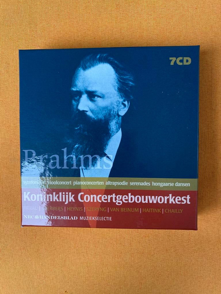 Brahms - Koninklijk Concertgebouworkest - 7CD Boxset, Cd's en Dvd's, Cd's | Klassiek, Zo goed als nieuw, Orkest of Ballet, Romantiek