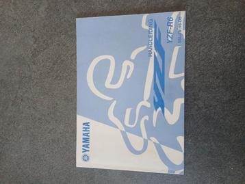 Handleiding Yamaha YZF-R6 boekje te koop beschikbaar voor biedingen