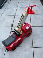 Brandweer Loopauto met Ladder, Kinderen en Baby's, Speelgoed | Buiten | Voertuigen en Loopfietsen, Ophalen of Verzenden, Gebruikt