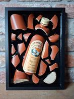 Schrobbelèr fles verwerkt in een lijst met Epoxy, Antiek en Kunst, Ophalen of Verzenden