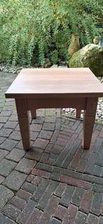 Eiken bijzet tafeltje, Huis en Inrichting, Tafels | Salontafels, Ophalen, 50 tot 100 cm, 50 tot 75 cm, 50 tot 100 cm
