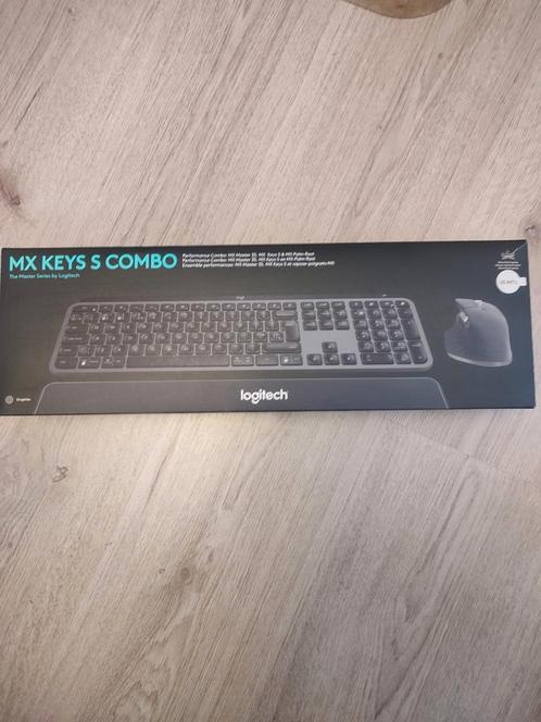 Logitech Mx keys s combo set, Computers en Software, Toetsenborden, Nieuw, Qwerty, Ophalen