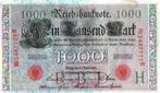 Reichsbanknote Duitsland 1910 1000 Mark, Postzegels en Munten, Bankbiljetten | Europa | Niet-Eurobiljetten, Ophalen of Verzenden