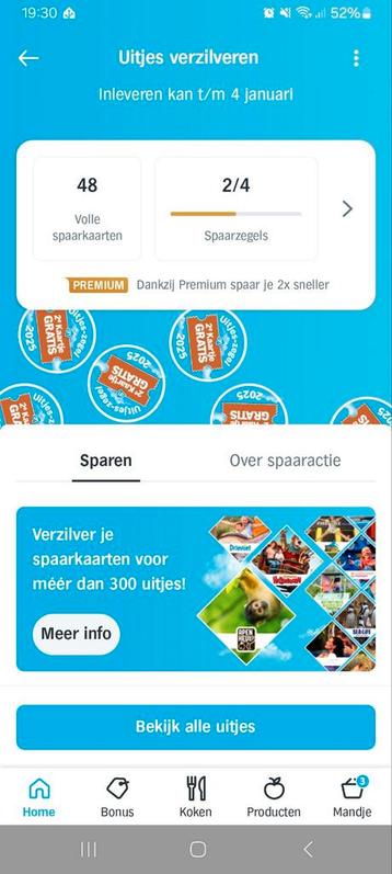 44 x Ah 2de uitje gratis uitjeszegels spaaractie  beschikbaar voor biedingen