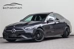 Mercedes-Benz C-Klasse 300 e AMG Line, Panorama, Memory, Cam, Automaat, Achterwielaandrijving, Gebruikt, Zwart