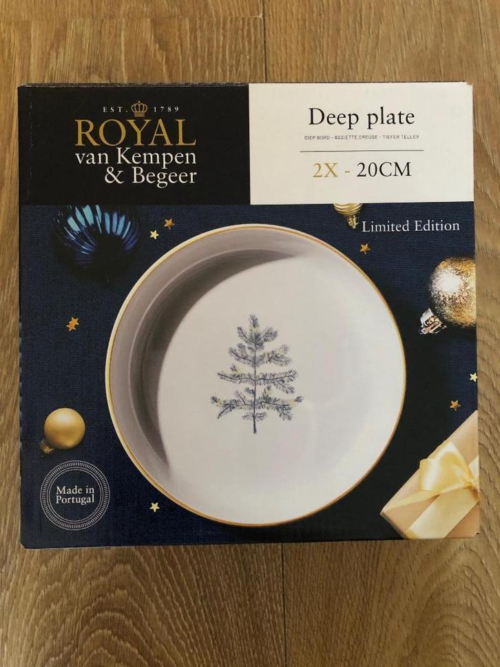 Royal van Kempen en Begeer Kerstservies Limited Edition, Huis en Inrichting, Keuken | Servies, Nieuw, Bord(en), Overige stijlen