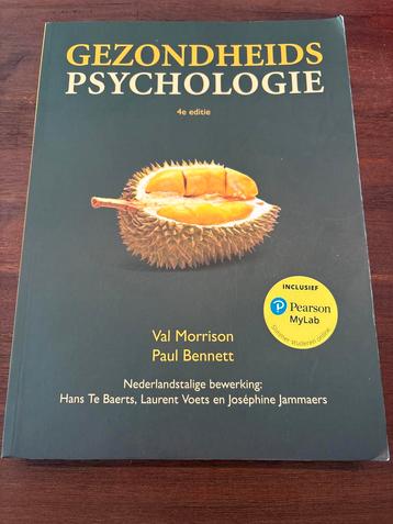 Gezondheidspsychologie - Val Morrison, Bennett beschikbaar voor biedingen