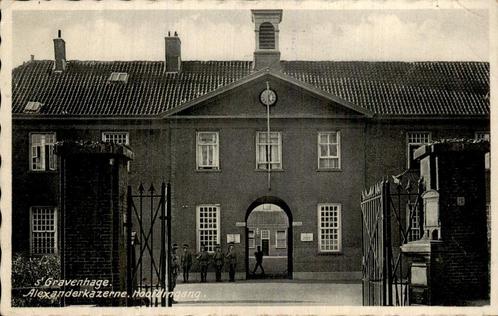 Den Haag - Alexander kazerne Hoofdingang, Verzamelen, Ansichtkaarten | Nederland, Gelopen, Zuid-Holland, 1920 tot 1940, Ophalen of Verzenden