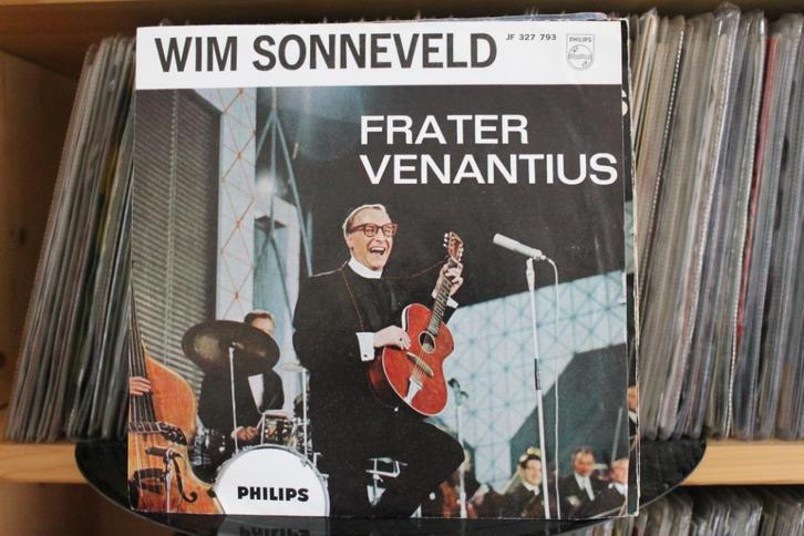 7" Single Wim Sonneveld - Frater Venantius, Cd's en Dvd's, Vinyl Singles, Gebruikt, Single, Pop, 7 inch, Ophalen of Verzenden