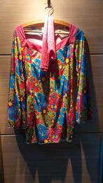 Carnavals shirt met sjaal, maat M, Maat 38/40 (M), Carnaval, Ophalen of Verzenden, Onbekend