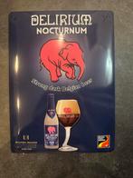 Emaille bord - Delirium Nocturnum, Verzamelen, Ophalen of Verzenden, Zo goed als nieuw, Reclamebord