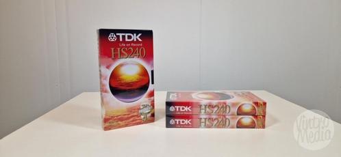 TDK HS240 Videoband | 240 Minuten | VHS | Nieuw in Folie, Audio, Tv en Foto, Videospelers, Nieuw, Videoband, Ophalen of Verzenden