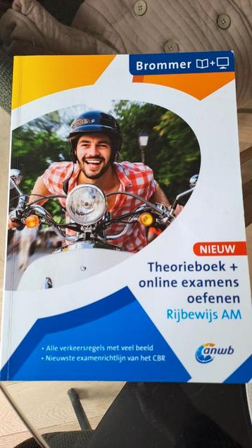 Theorieboek+online examens oefenen Rijbewijs AM - Brommer beschikbaar voor biedingen