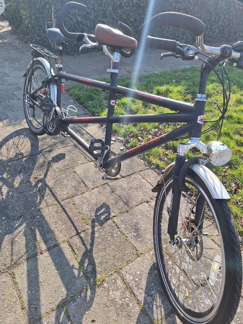Tandem GERESERVEERD, Fietsen en Brommers, Fietsen | Tandems, Gebruikt, 15 tot 20 versnellingen, 49 tot 53 cm, Minder dan 47 cm