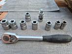 Hazet ratelsleutel met doppen, Doe-het-zelf en Verbouw, Gereedschap | Handgereedschap, Ophalen