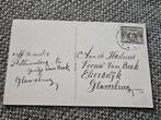 Glamerbrug oud adres Nieuwjaarskaart, Verzamelen, Ansichtkaarten | Nederland, Ophalen of Verzenden, 1920 tot 1940, Gelopen