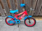 Kinderfiets Spiderman (14 inch), Fietsen en Brommers, Fietsen | Kinderfietsjes, Ophalen, Gebruikt, Minder dan 16 inch, Zijwieltjes