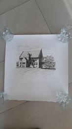 Prent gemeentehuis Susteren, Ophalen, Zo goed als nieuw, Gebouw, Voor 1940